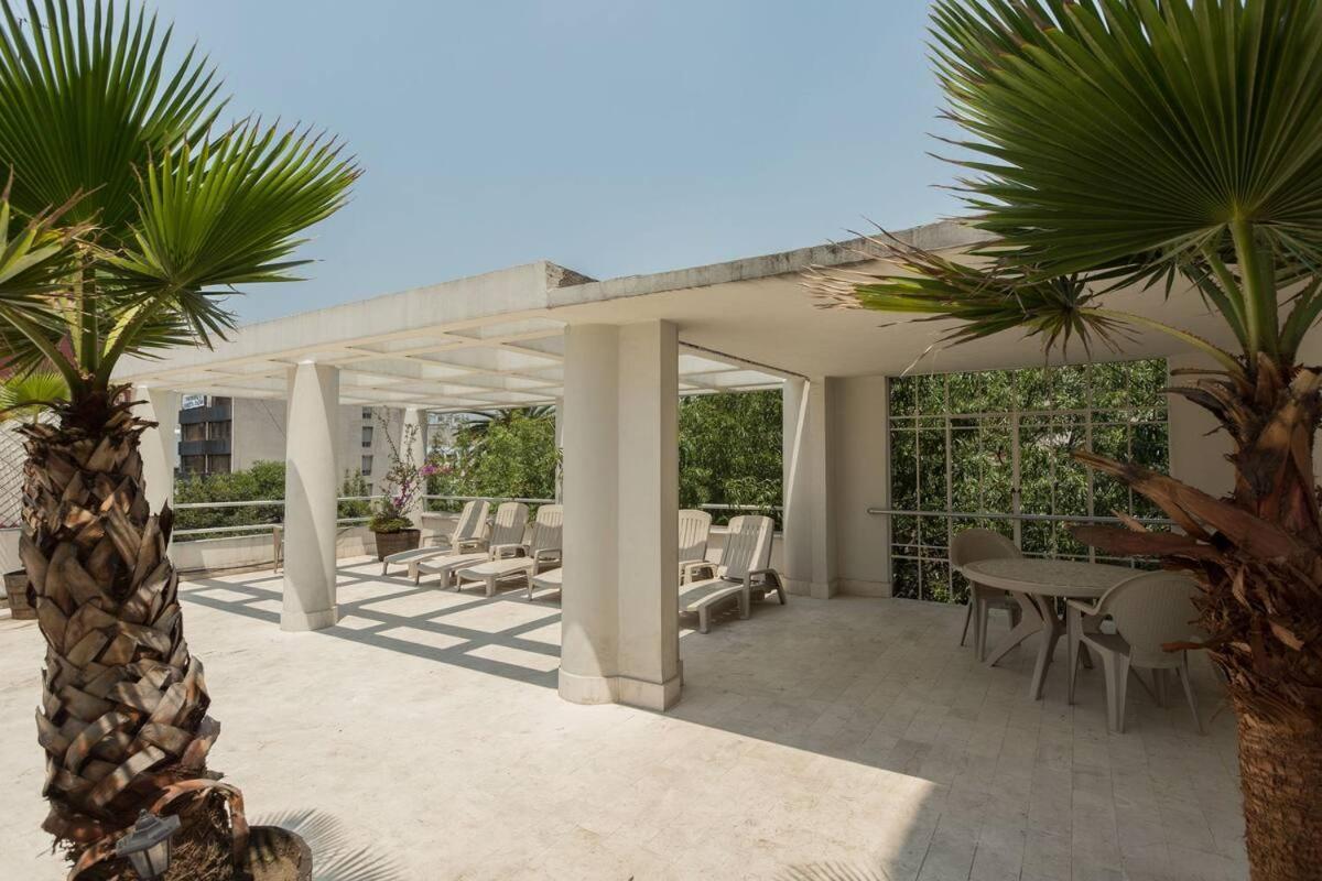 Condesa Residence 7 Stylish 2 Bedroom, 1 Bathroom Residence Accentuating Expansive Interiors México DF Exterior foto